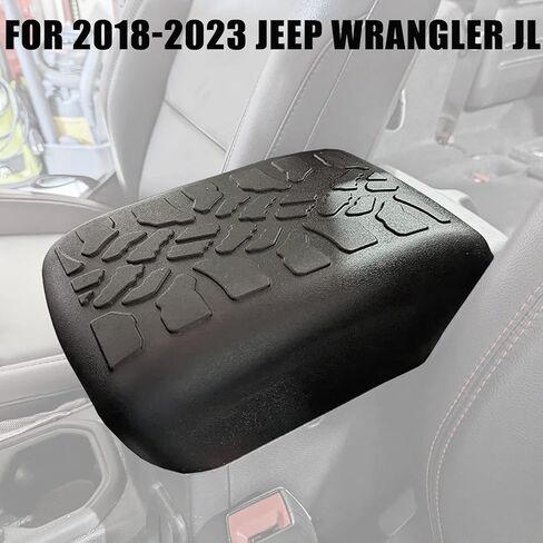 غطاء وحدة التحكم المركزية لسيارة Jeep Wrangler JL - غطاء مسند ذراع مقاوم للماء لحماية الحيوانات الأليفة وغطاء حصيرة الملحقات الداخلية لسيارة Jeep Wrangler JL & Gladiator JT 2018-2024 in Saudi Arabia