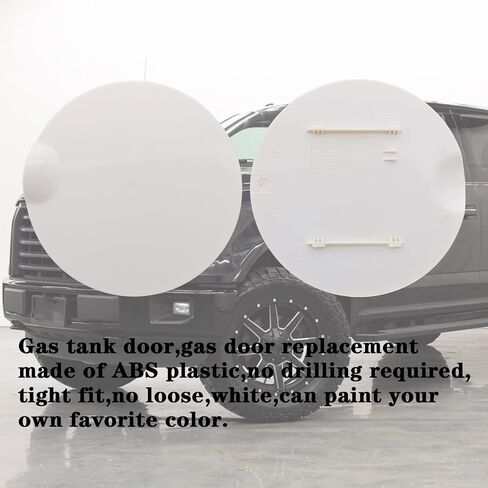 Replace 9L3Z-99405A26-AA Gas tank door,gas door replacement for 2009-2015 Ford F-150,2010-2014 Lincoln Mark LT Style side fuel tank door,Fender Bed-Fuel Door Gas Cap Hatch. (9L3Z-99405A26-AA, Black) in Saudi Arabia
