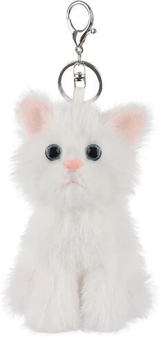 Apricot Lamb Cat Cute Keychain, Soft Stuffed Plush Keychain Toys for Kids' Backpack Purse in Saudi Arabia