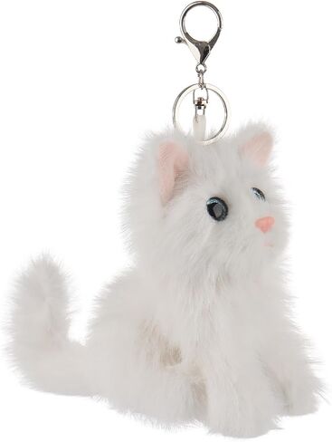 Apricot Lamb Cat Cute Keychain, Soft Stuffed Plush Keychain Toys for Kids' Backpack Purse in Saudi Arabia