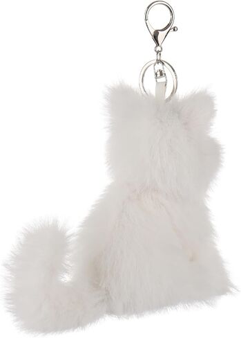 Apricot Lamb Cat Cute Keychain, Soft Stuffed Plush Keychain Toys for Kids' Backpack Purse in Saudi Arabia
