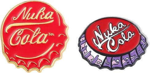 2pcs Pins, Bottle Caps Shaped Brooch, Cartoon Brooch Pin, Enamel Lapel Pin, Backpack Pins, Hat Pins in Saudi Arabia