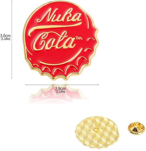 2pcs Pins, Bottle Caps Shaped Brooch, Cartoon Brooch Pin, Enamel Lapel Pin, Backpack Pins, Hat Pins in Saudi Arabia