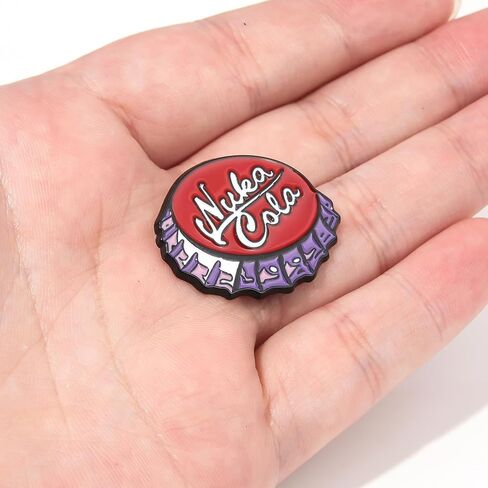 2pcs Pins, Bottle Caps Shaped Brooch, Cartoon Brooch Pin, Enamel Lapel Pin, Backpack Pins, Hat Pins in Saudi Arabia