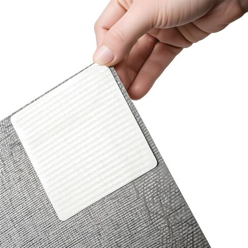8 PCS Rug Pad Gripper, Non Slip Rug Pads for Hardwood Floors, Under Rug Carpet Tape, Keep Rug in Place, Reusable, Washable, New Material in Saudi Arabia