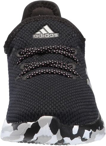 adidas Cloudfoam Pure Sportswear Sneaker, Core Black/Core Black/Lucid Pink, 6 US Unisex Big Kid in Kuwait