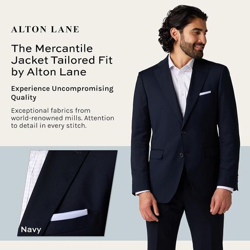 Mercantile Jacket Tailored Fit - Premium Quality Suit Jacket for Men, Stylish and Elegant Formal Suit for Men in Saudi Arabia