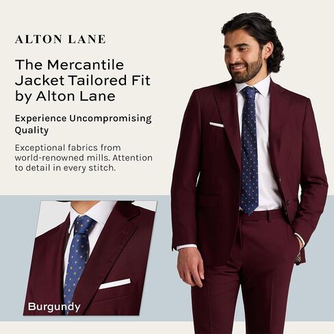 Mercantile Jacket Tailored Fit - Premium Quality Suit Jacket for Men, Stylish and Elegant Formal Suit for Men in Saudi Arabia