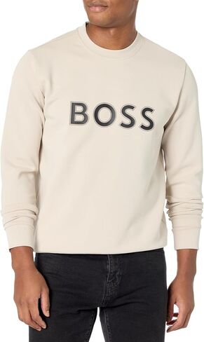 سويت شيرت بياقة دائرية وشعار BOSS Iconic in Saudi Arabia