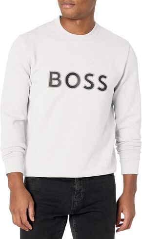 سويت شيرت بياقة دائرية وشعار BOSS Iconic in Saudi Arabia