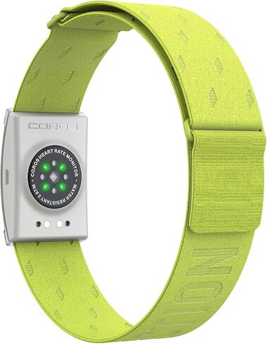 COROS Heart Rate Monitor, Comfort, Easy to wear, Auto-wear Detection, Advanced Sensor, Precise Data, Bluetooth, 38 Hours Battery Life, Compatible with up to 3 Connections, for Run and Bike-Grey in Kuwait