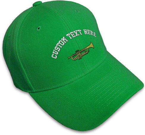 Baseball Cap Trumpet Music B Embroidery Music Trumpet Acrylic Dad Hats for Men & Women in Kuwait