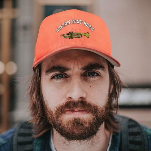 Baseball Cap Trumpet Music B Embroidery Music Trumpet Acrylic Dad Hats for Men & Women in Kuwait