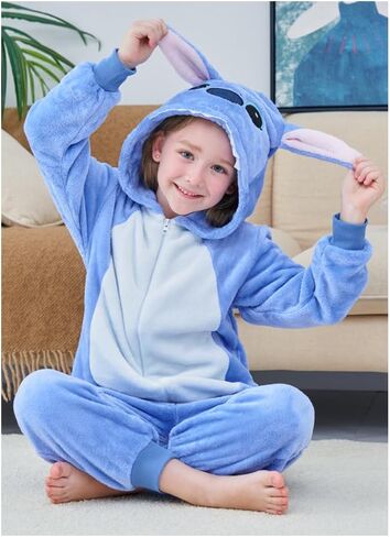 Kids Animal Onesie Pajamas Halloween Cosplay Costume in Saudi Arabia