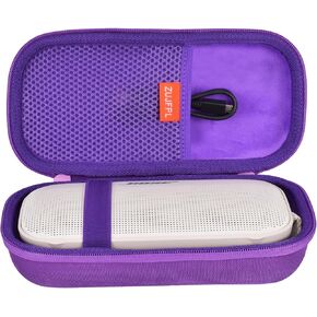 Hard Travel Case for Bose Soundlink Flex Bluetooth Porrable Speaker - Premium Protecrive Carrying Storage Bag (Carmine Red)
