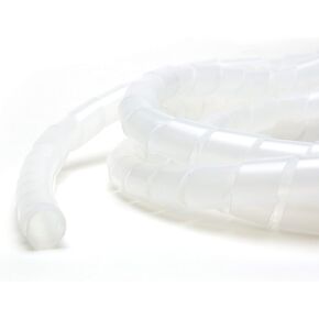 Secure 1/8 Inch Black Polyethylene Spiral Wrap - 10 Foot