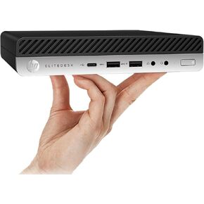 ALXANDE Mini Desktop Computer 800G4 Tiny PC, Intel Core i5-8600 3.1 GHz, 8 GB RAM, 256 GB SSD, Windows 11 Pro (Renewed)