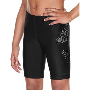 TSLA Boy's Swim Jammer, Youth Racing Competitive Swimming Shorts Trunks, UPF 50+ Sun Protection Endurance Training Swimsuit