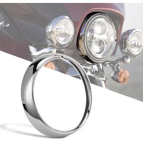 psler Motorcycle 7" Headlight Lamp Trim Ring Cover Headlight Assembly Fit for Touring Road King Electra Glide Street Glide Tri Glide FLHT FLHR