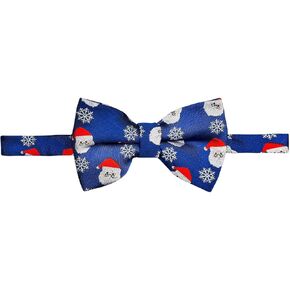 Retreez Christmas Santa Claus with Snowflakes Pattern Pre-tied Boy's Bow Tie