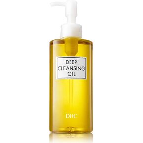DHC Deep Cleansing Oil, Facial Cleansing Oil, Makeup Remover, Cleanses without Clogging Pores, Residue-Free, Fragrance and Colorant Free, All Skin Types, 6.7 fl. oz.