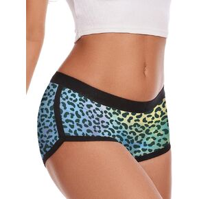 Womens Boyshorts Panties Stretchy Boxer Briefs Novelty Lounge Sleep Shorts