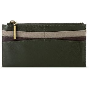 The Sak womens Neva Large Leather Card Wallet, Indigo Block, One Size US