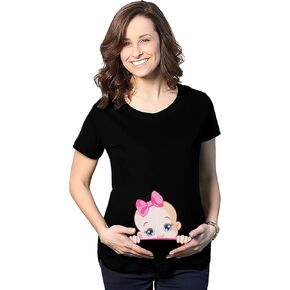 الأمومة لطيف الحمل التي شيرت الطفل تطل مضحك الجرافيك المحملة طفل جديد الأعلى in Kuwait