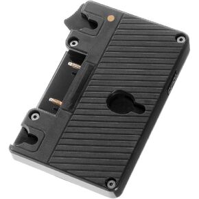 Fotga 15mm Rail Gold Mount Battery Plate Power Distributor 5V/8V/12V/15V D-Tap 14.8V Outputs for DSLR Mirrorless Cinema Camera Monitor LED Light Compatible with Anton Bauer Battery