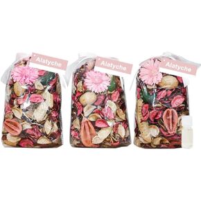 Potpourri Bags,Green Potpourri Bowl Filler,Wood Scented Potpourri Dried Flowers, Home Fragrance Sachet of Petal, Bathroom Kitchen Party Decor(20 oz)