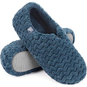 FamilyFairy Women's Memory Foam Slippers Lightweight Cozy Closed Back Slippers Washable House Shoes Indoor Outdoor