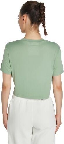 MAX ALLIE Women's Ultra Soft Cropped T Shirt Crew Neck Tees Casual Loose Fit Basic Lightweight in Kuwait