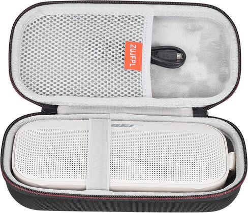 Hard EVA Case Compatible with Bose SoundLink Flex 2nd Gen/Bose SoundLink Flex Bluetooth Speaker, Waterproof, Shockproof and Dustproof Carrying Travel Speaker Case - Grey in Saudi Arabia