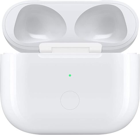 Wireless Charging Case Compatible with AirPods Pro 1st & 2nd Generation, for Airpods Pro Charger Replacement Cases, Support Bluetooth Pairing&Sync Button,661 Mah Built-in Battery,White in Saudi Arabia