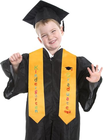 Kindergarten Printed Graduation Stole Unisex Kids Graduation Stole Printed Graduation Honor Stole Scarf… in Saudi Arabia