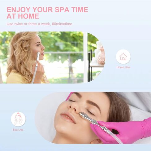 ماكينة تقشير الجلد الماسية الاحترافية بلس، AIMENGXI 3 في 1 جهاز تجميل الوجه الوردي الماسي للعناية بالبشرة لإزالة الرؤوس السوداء بالشفط والرذاذ [قوة الشفط: 0-70 سم زئبقي] in Saudi Arabia