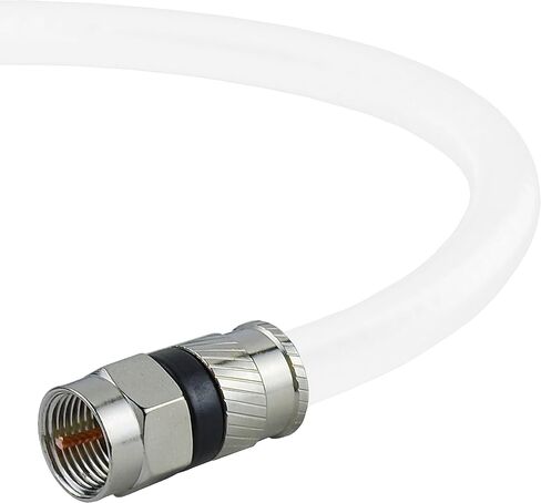 Mediabridge™ Coaxial Cable (15 Feet) with F-Male Connectors - Ultra Series - Tri-Shielded UL CL2 in-Wall Rated RG6 Digital Audio/Video - Includes Removable EZ Grip Caps (Part# CJ15-6BF-N1) in Saudi Arabia