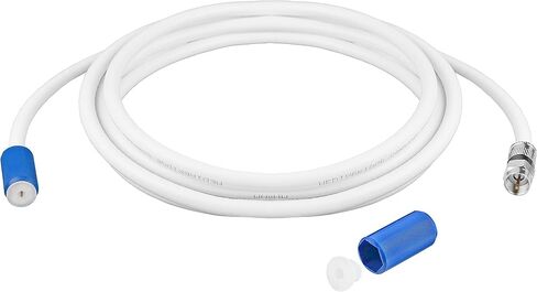 Mediabridge™ Coaxial Cable (15 Feet) with F-Male Connectors - Ultra Series - Tri-Shielded UL CL2 in-Wall Rated RG6 Digital Audio/Video - Includes Removable EZ Grip Caps (Part# CJ15-6BF-N1) in Saudi Arabia