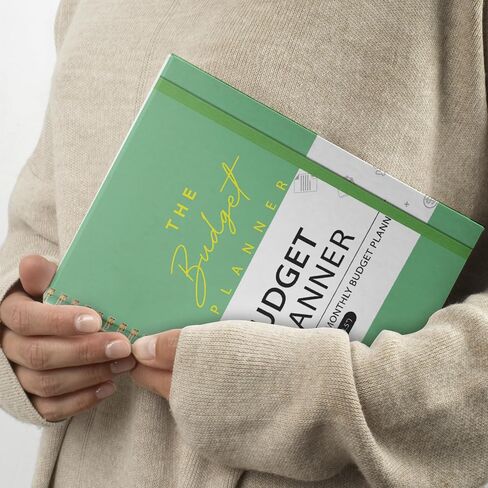 مخطط الميزانية - كتاب الميزانية الشهرية 2024 مع متتبع النفقات والفواتير - مخطط مالي غير مؤرخ لمدة 12 شهرًا / منظم تقويم كتاب الحساب للتحكم في أموالك in Kuwait