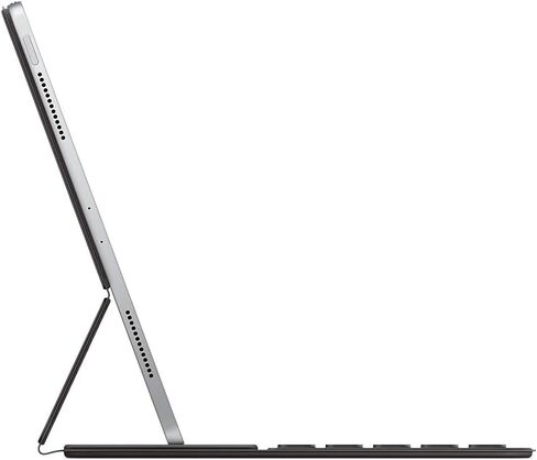 حافظة لوحة مفاتيح Apple الذكية: حافظة لوحة مفاتيح iPad Pro مقاس 11 بوصة (الجيل الأول والثاني والثالث والرابع) وiPad Air (الجيل الرابع والخامس)، زاويتان للرؤية، حماية أمامية وخلفية، الإنجليزية الأمريكية - أسود in Saudi Arabia