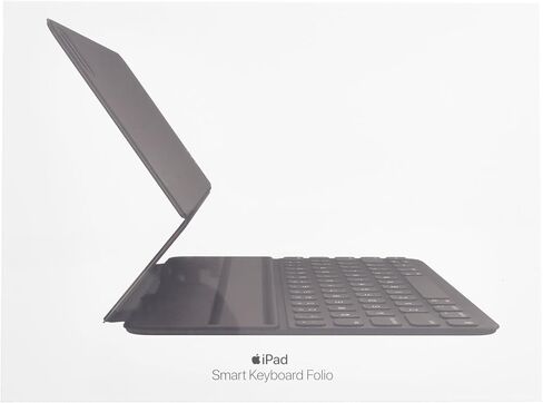 حافظة لوحة مفاتيح Apple الذكية: حافظة لوحة مفاتيح iPad Pro مقاس 11 بوصة (الجيل الأول والثاني والثالث والرابع) وiPad Air (الجيل الرابع والخامس)، زاويتان للرؤية، حماية أمامية وخلفية، الإنجليزية الأمريكية - أسود in Saudi Arabia