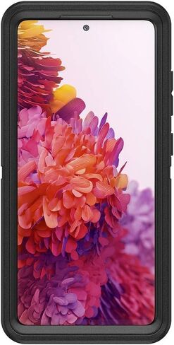 OtterBox Samsung Galaxy S20 FE 5G (FE ONLY - Not compatible with other Galaxy S20 models) Defender Series Case - BLACK, rugged & durable, with port protection, includes holster clip kickstand in Saudi Arabia
