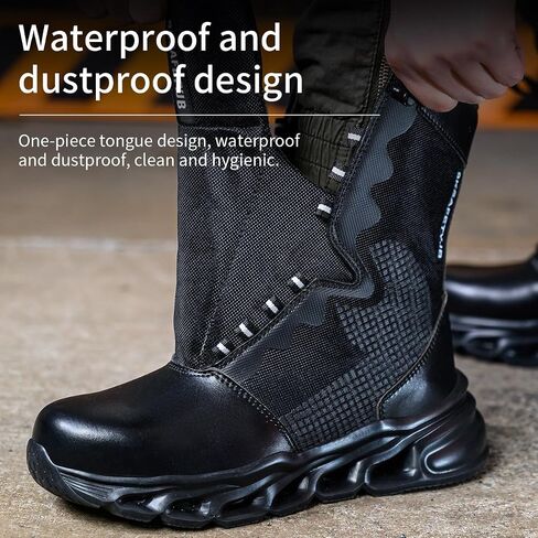 Men's Military Tactical boots Waterproof and dust proof work boots Desert boots Lightweight outdoor hiking boots Motorcycle shoes in Saudi Arabia