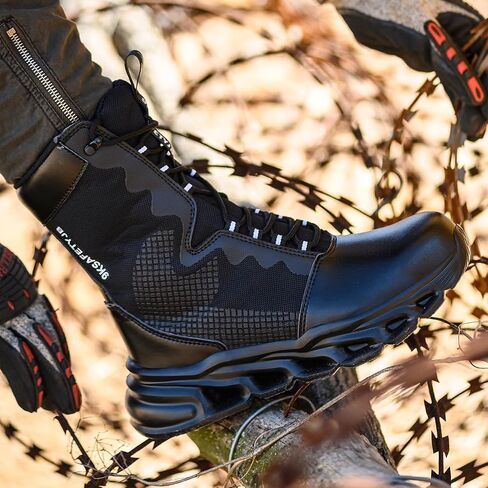 Men's Military Tactical boots Waterproof and dust proof work boots Desert boots Lightweight outdoor hiking boots Motorcycle shoes in Saudi Arabia