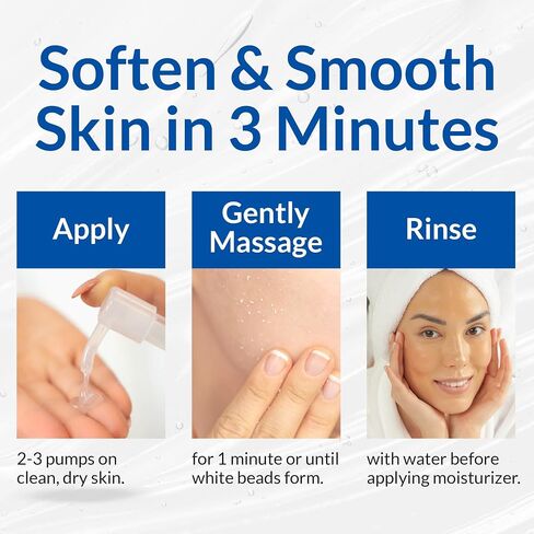 Cure by Toyo | Aqua Gel Gentle Exfoliator | Clear and Softer Skin | Non-Abrasive Face and Body Cleanser | Sensitive Skin | Big Size 8.82oz in Saudi Arabia
