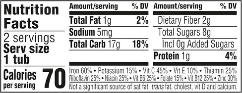 Gerber Stage 2 Baby Food, Pear Cinnamon Oatmeal Cereal Tubs, Iron Helps Support Brain Development, No Added Colors or Flavors, Baby Oatmeal, 16-Pack in Saudi Arabia