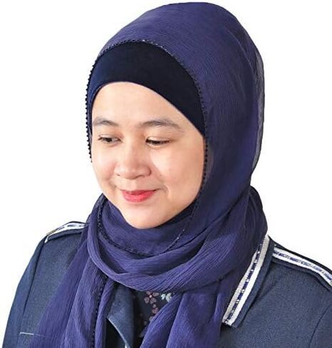 قصة الحرير عدم الانزلاق المخملية اليدوية كعكة الحجاب Volumizer غطاء عمامة تحت وشاح بونيه شال العلاج الكيميائي غطاء رأس السرطان فقدان الشعر in Kuwait