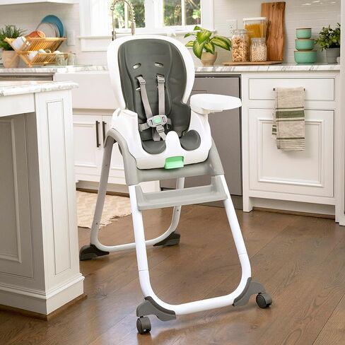 Ingenuity Full Course 6-in-1 High Chair - Baby to 5 Years Old, 6 Convertible Modes, 2 Dishwasher Safe Trays - Milly in Saudi Arabia
