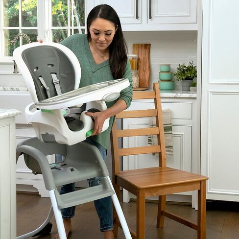 Ingenuity Full Course 6-in-1 High Chair - Baby to 5 Years Old, 6 Convertible Modes, 2 Dishwasher Safe Trays - Milly in Saudi Arabia