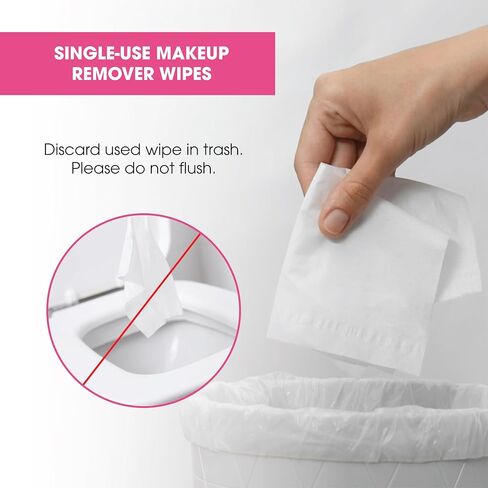 Diamond Wipes Makeup Remover Wipes, Alcohol Free Facial Cleansing Wipes with Vitamin E, Case of 50 Face Wipes in Saudi Arabia